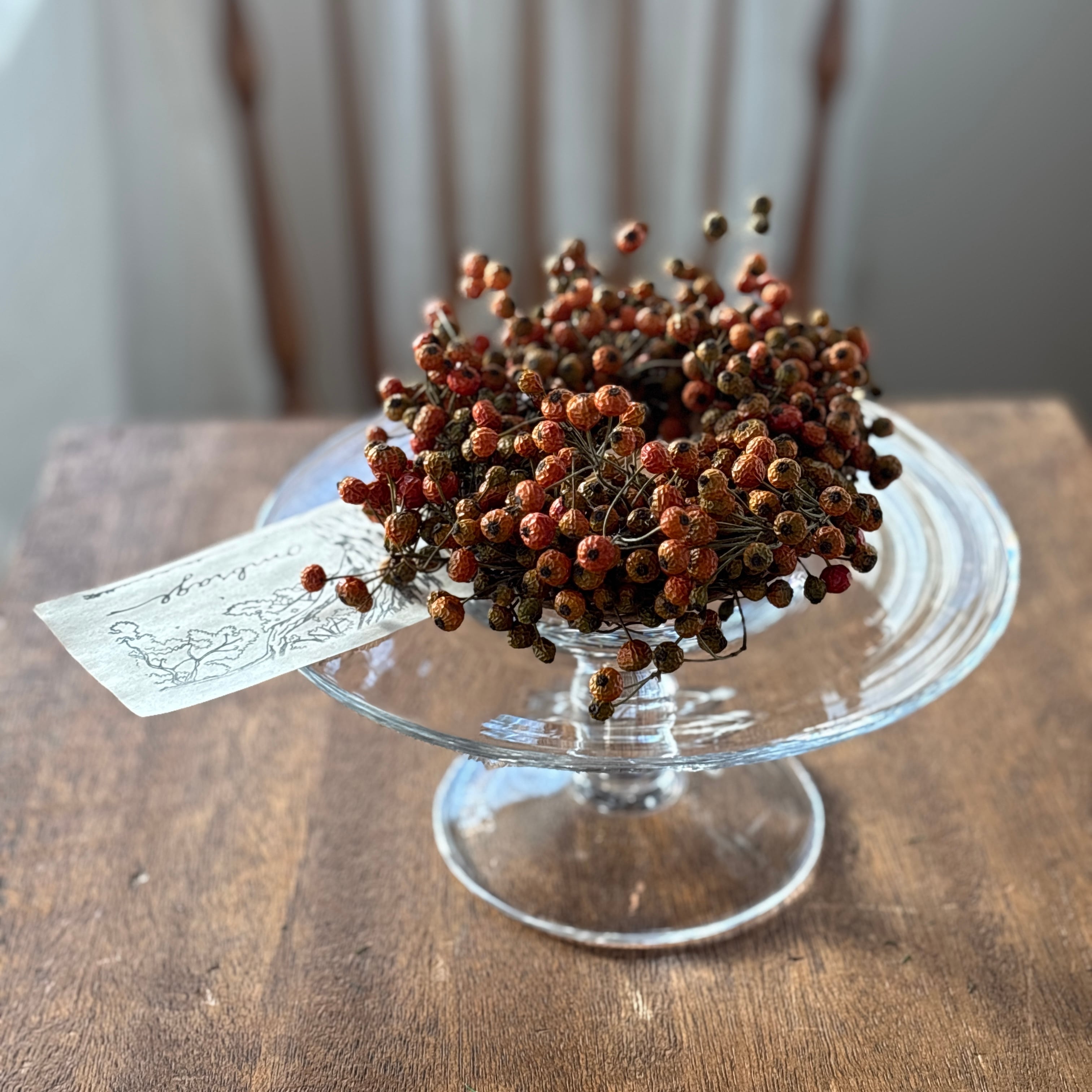 再生ガラス・ケーキスタンド(S)