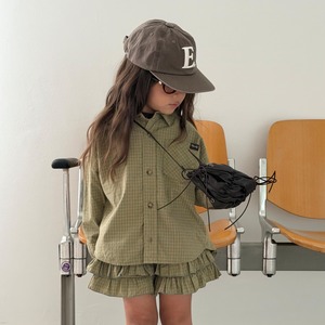 【2点送料無料】«予約»«ジュニアサイズあり»«elly molly» メゾンシャツ 3colors