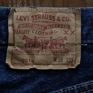 90's Levi's 501 デニムパンツ 濃紺 赤タブ 表記 (38×31) made in USA