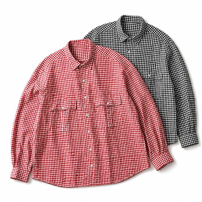 Porter Classic HEATHER GINGHAM CHECK PEACE PANTS ポーター