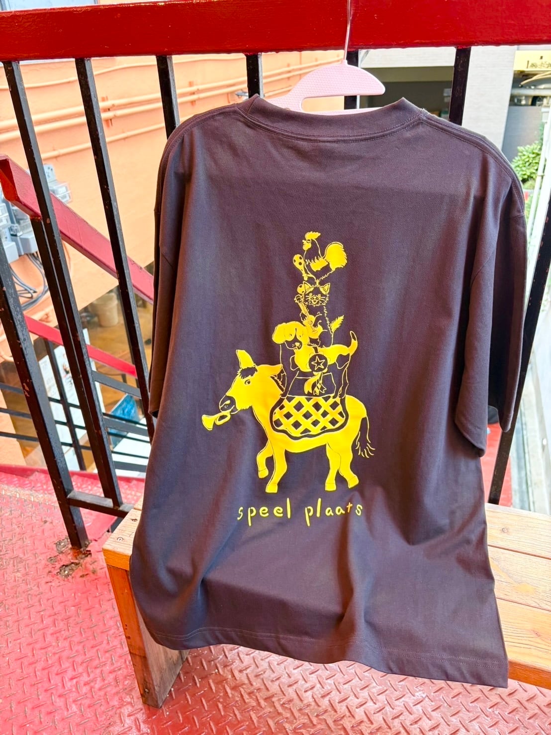 B4 PUTUMAYO ブレーメンの音楽隊　カットソー　長袖　ゴスロリ ブレーメンの音楽隊Tシャツ(スミクロ) | speelplaats online shop