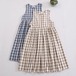 4色／バックリボンチェック柄ジャンスカ ・9433