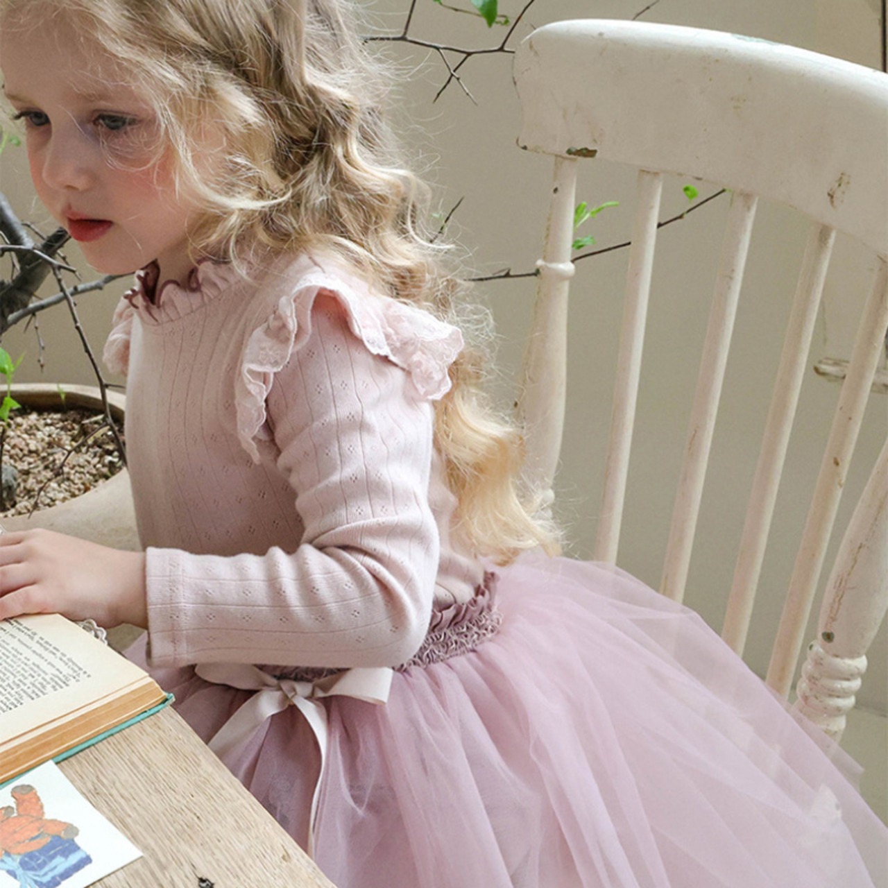 「予約販売」秋フリルデザインＴシャツ