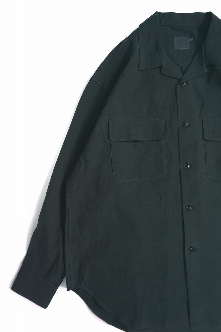 Li. Co. Poplin Open Collar Shirt