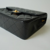 CHANEL シャネル ミニマトラッセ 20 ラムスキン シングルフラップ シングルチェーンバッグ ゴールド金具