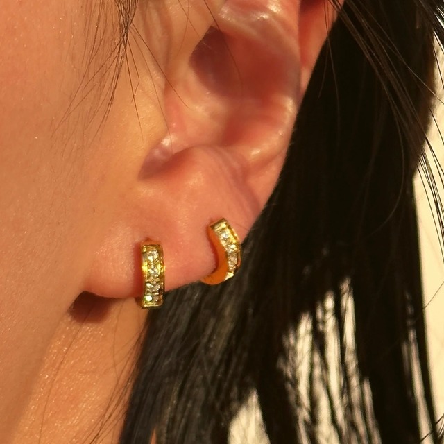 One Touch Zirconia Hoop  Pierce