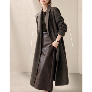 ダブルブレスト チェスターウールコート 2color W01411