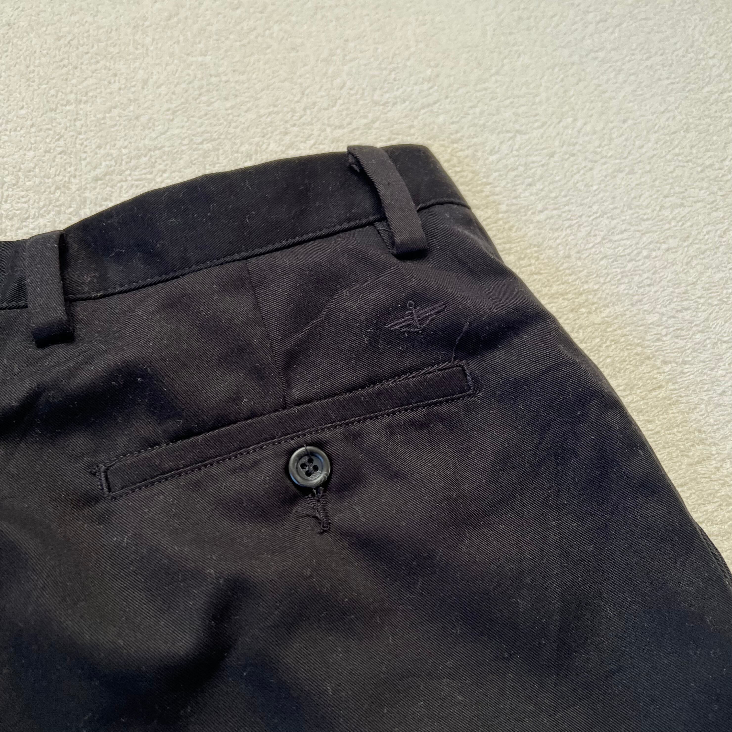 DOCKERS ドッカーズ チノパン スラックス パンツ W36 ブラック 黒