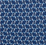 3-Fold Silk Tie, Floral Pattern, Light Blue - JA056337-1