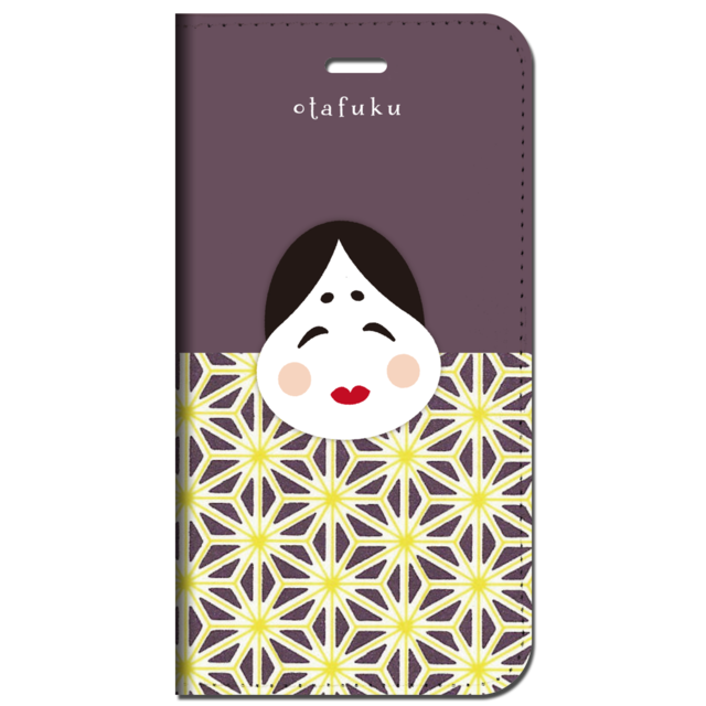 iPhone対応 スマホ 手帳型ケース お多福 日本 伝統 【iPhone17 / iPhone16 / iPhone16e / iPhoneSE 他 iPhone各機種対応】 st39