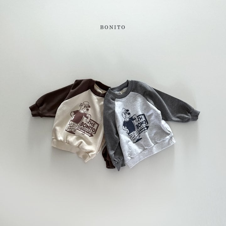 【即納】BONITO dog ラグランスウェット 80~130