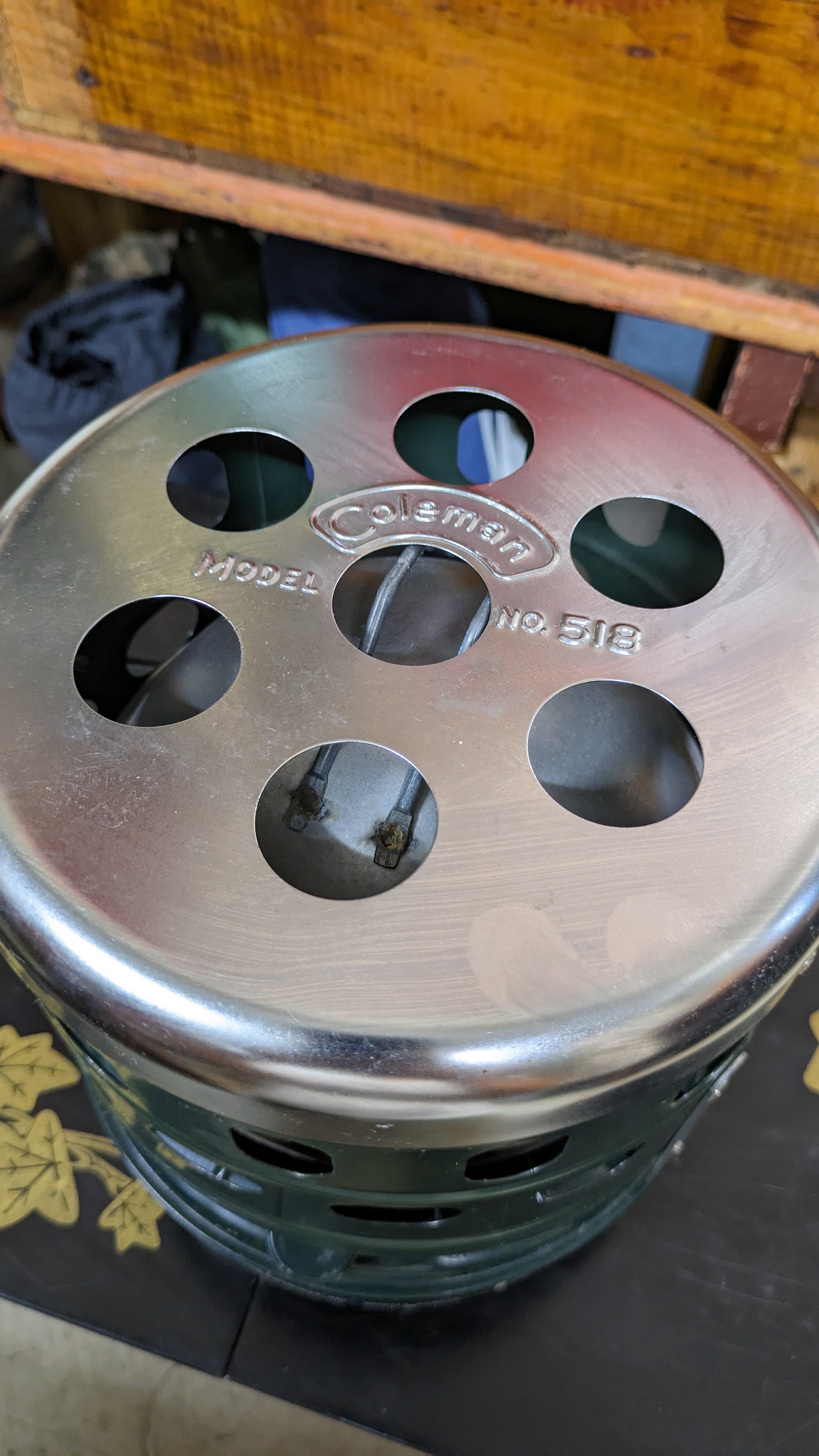 Vintage Coleman 518 Catalytic Heater CampStove Canada Vintage Coleman 518 Catalytic Heater CampStove Canada