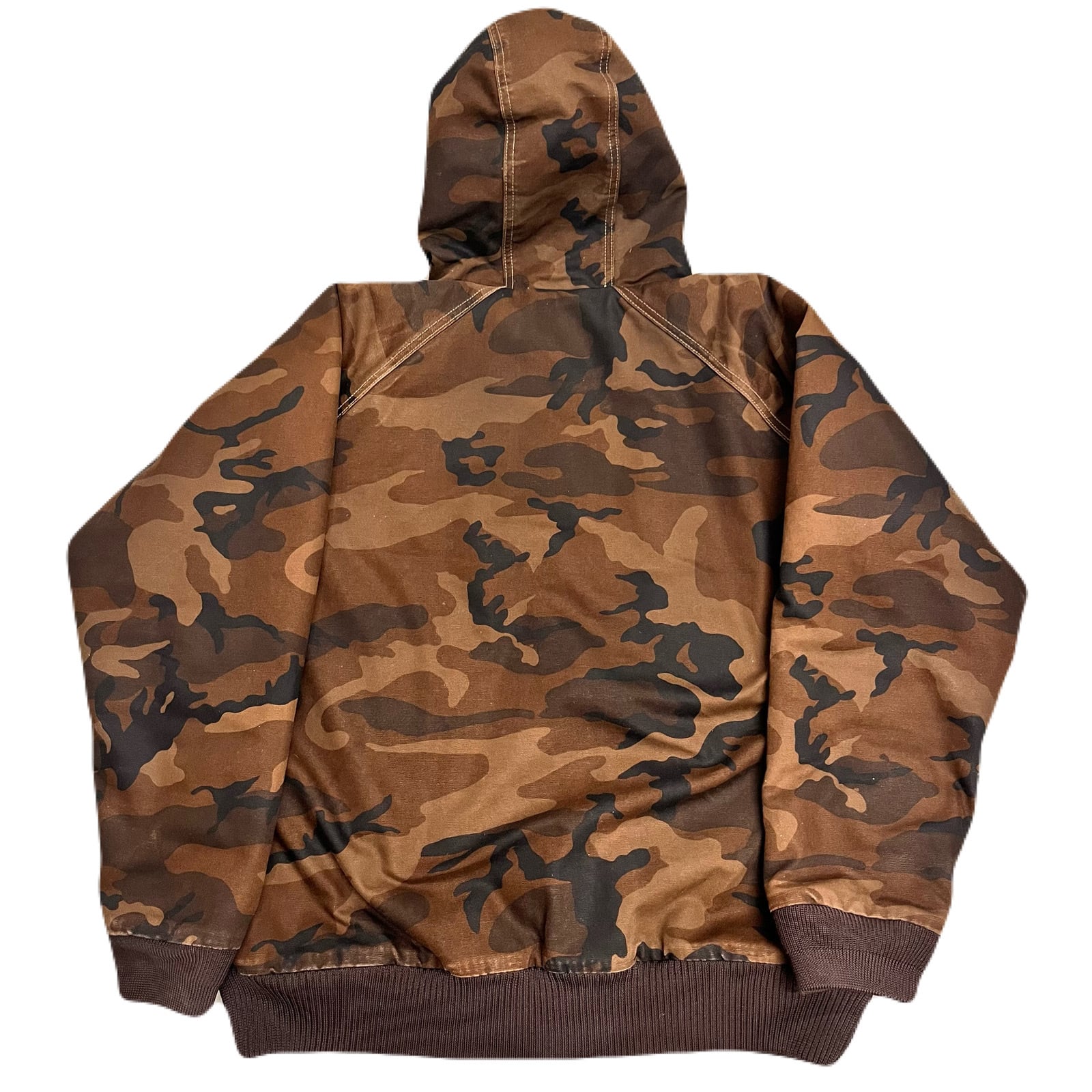 Carhartt カモフラージュ フード付きジャケット carhartt カーハート アクティブジャケット カモフラ 迷彩 | streetmix