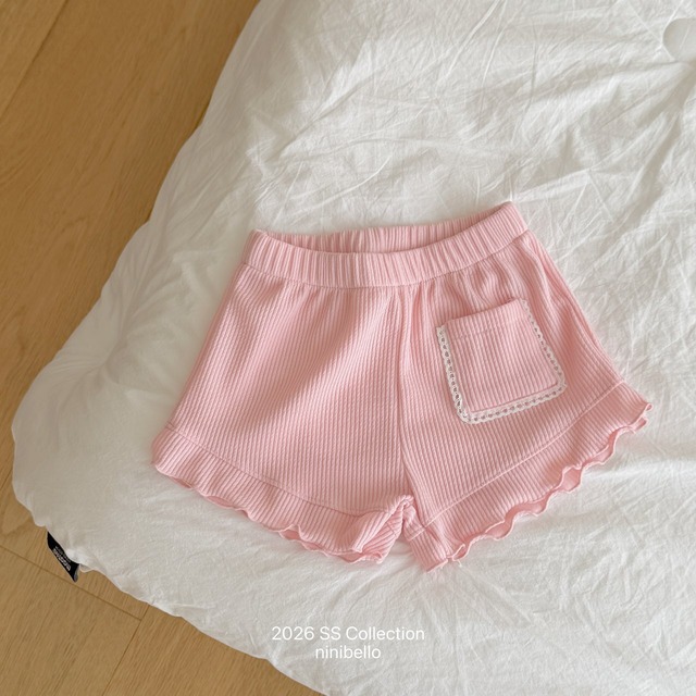 【6/18〆予約】<ninibello> Romi pocket pants