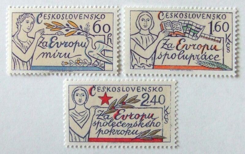 平和と協力 / チェコスロバキア 1977 | Stempel ― 旅する切手 ―