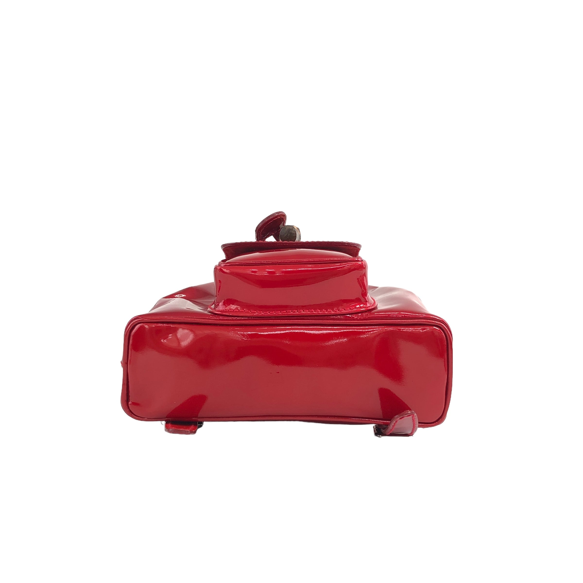 GUCCI グッチ バンブー ミニバッグ バックパック レッド エナメル