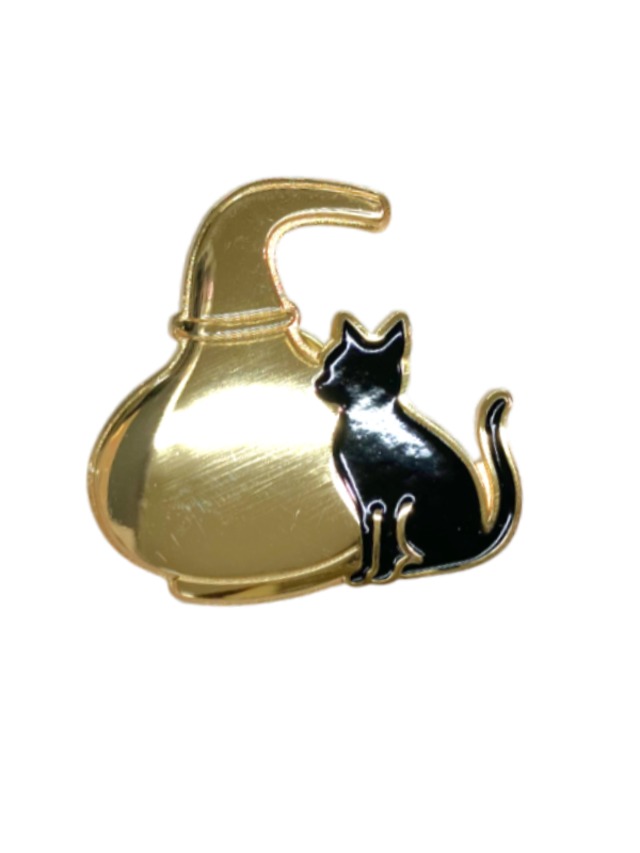 オリジナルピンバッジ【猫とポットスチル】