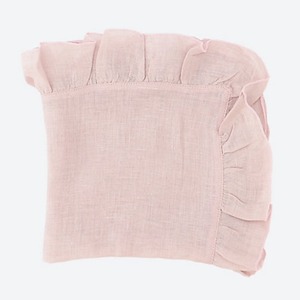 BORGO DELLE TOVAGLIE リネンフリルナプキン色:tulle