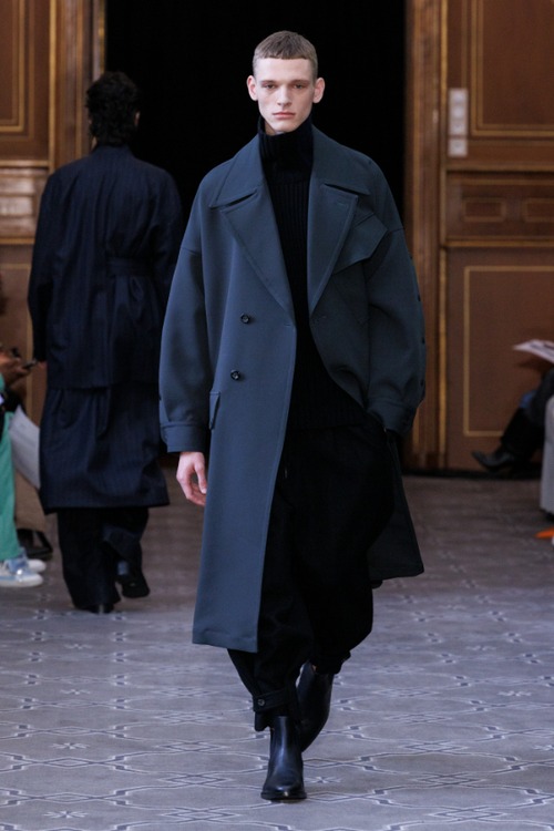 Ujoh " Motorcycle Coat ( Ever Green )"