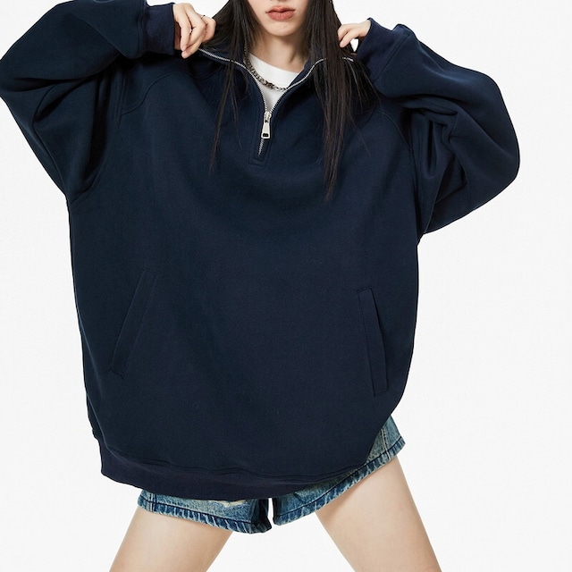 half-zip pullover 10866