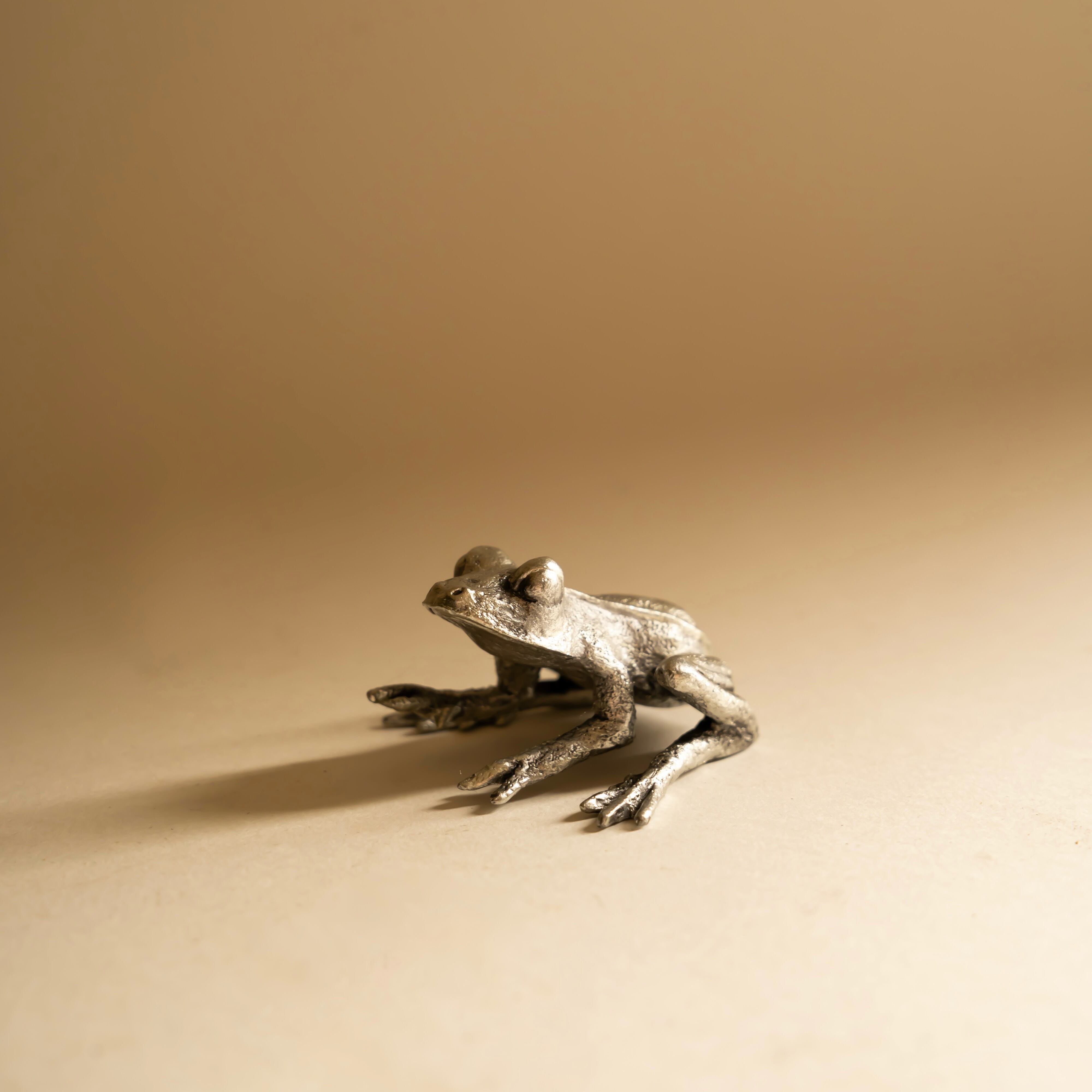 ピューター製オーナメント カエル