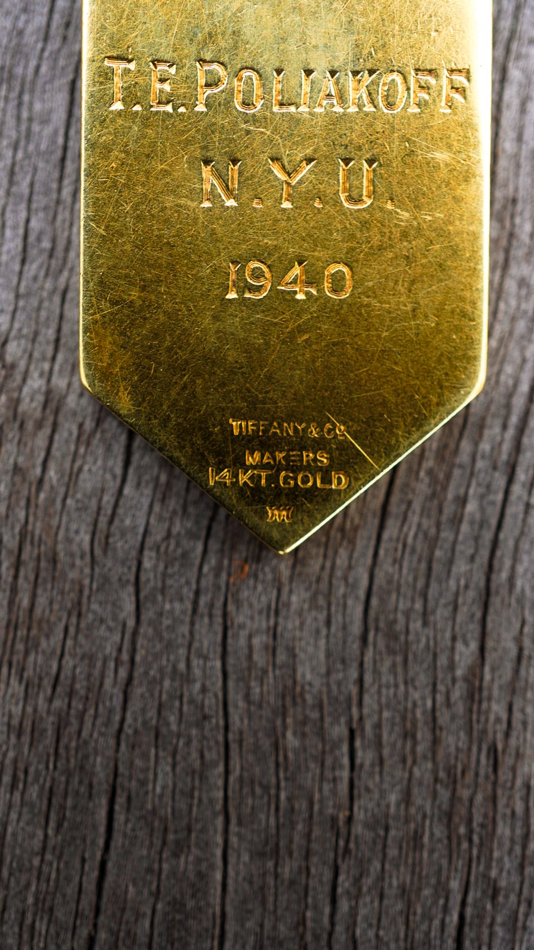 Tiffany & Co. ティファニー ゴールドタグチャーム 1940】TIFFANY&Co. ティファニー イエロー ゴールド ヘキサゴン