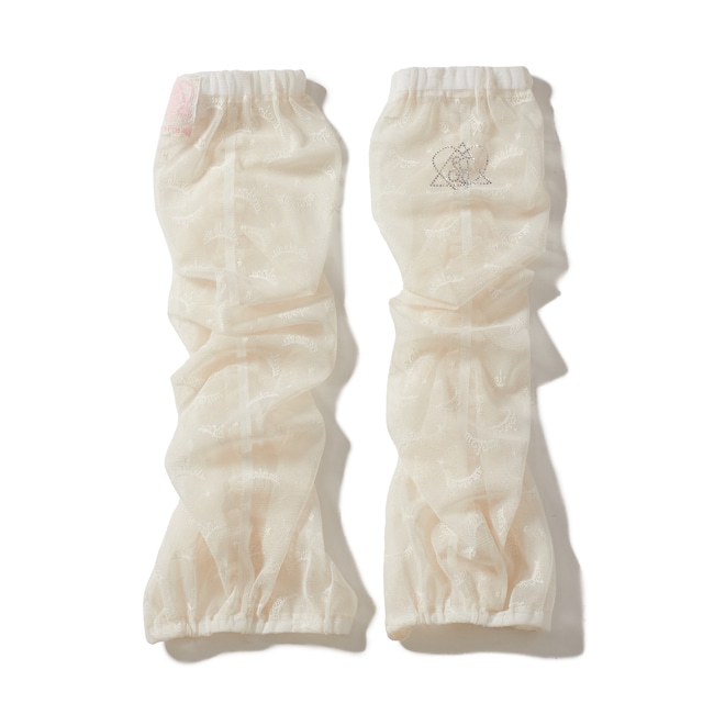 Tiaralace legwarmer - White