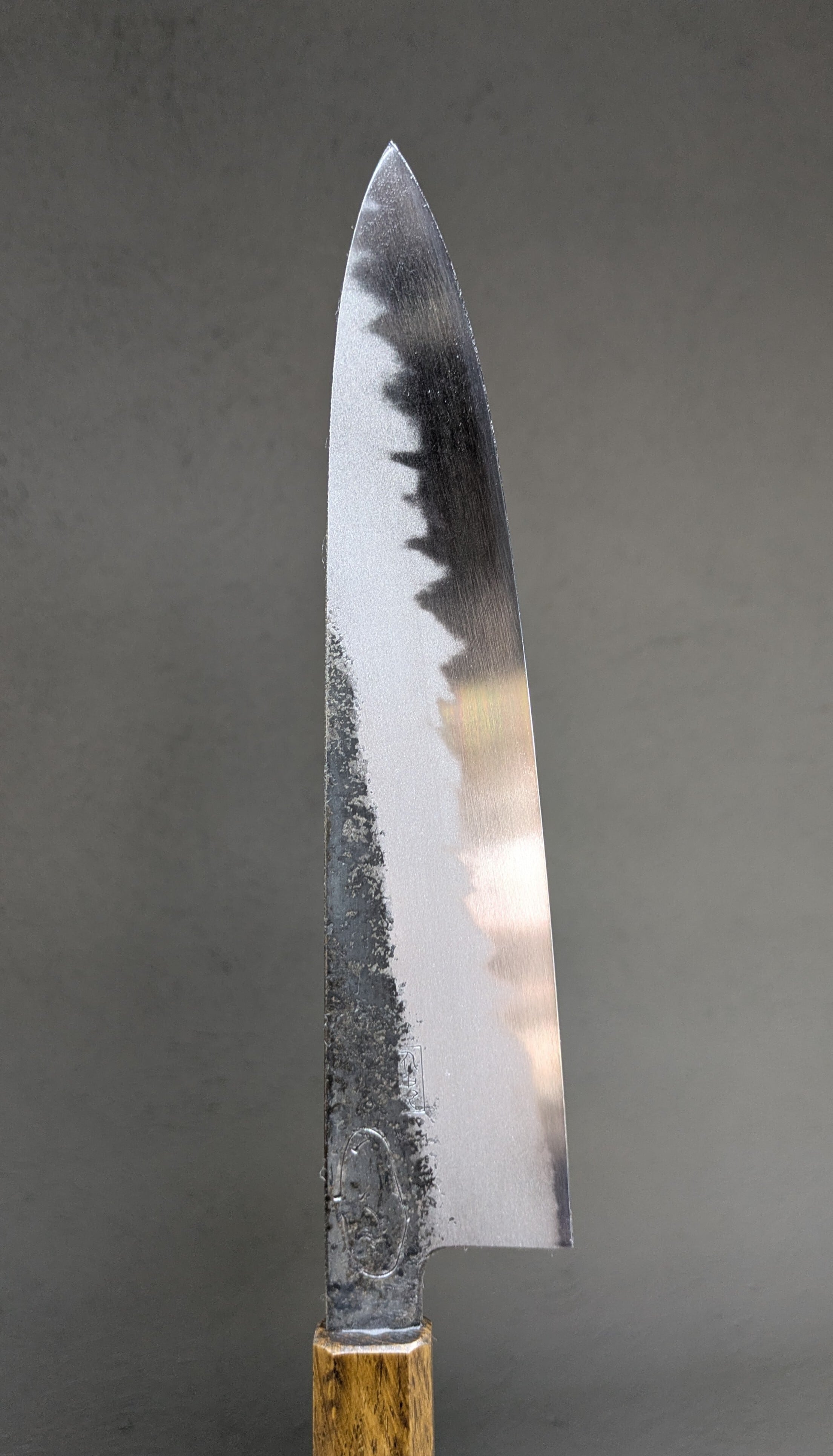 白二 黒打 牛刀 8寸（White Steel #2 Kurouchi Chef's knife 240mm