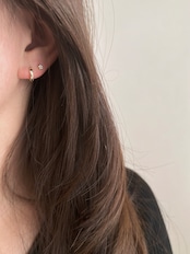 SS ジルコンプチスターピアス