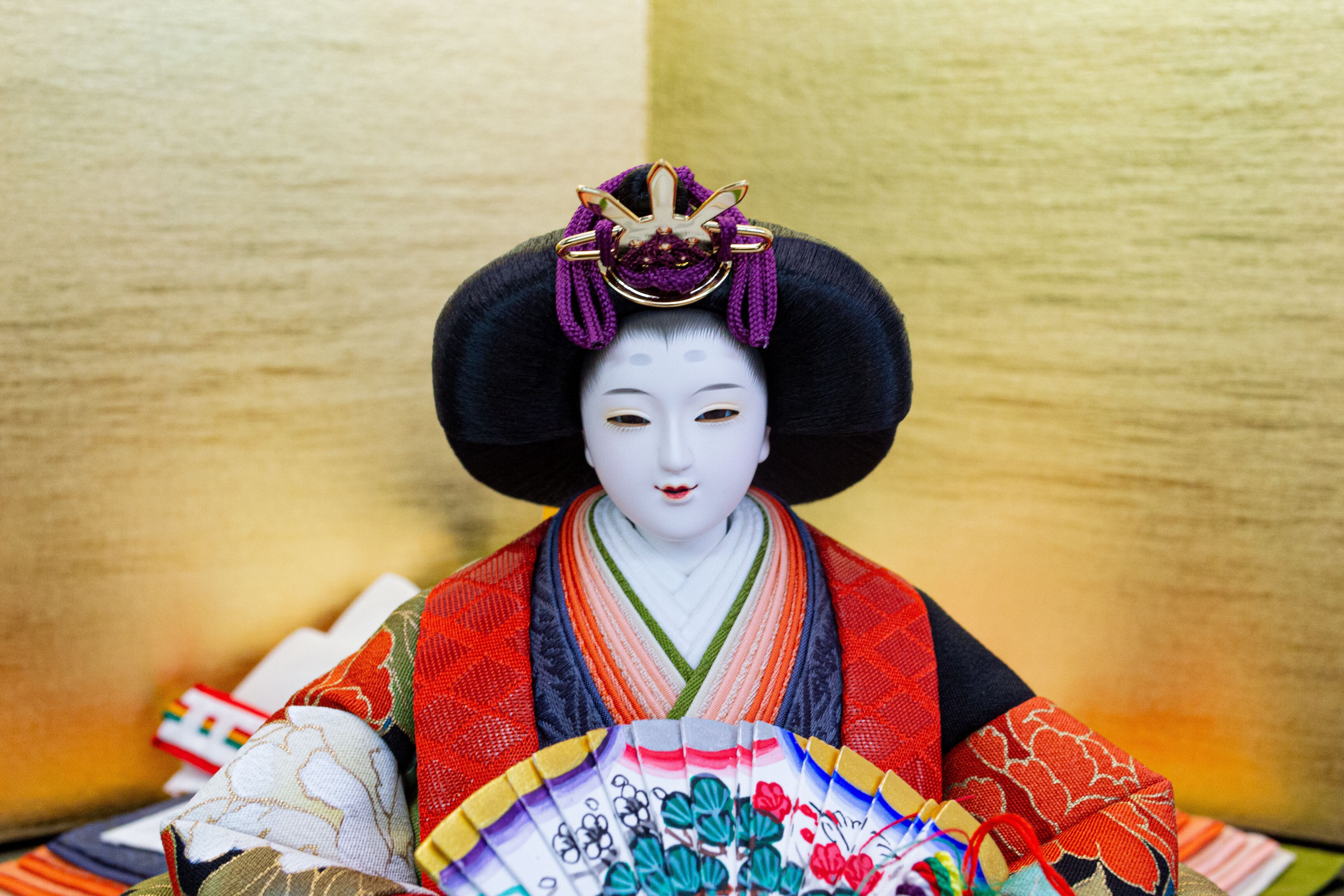 清水久遊作　親王飾り