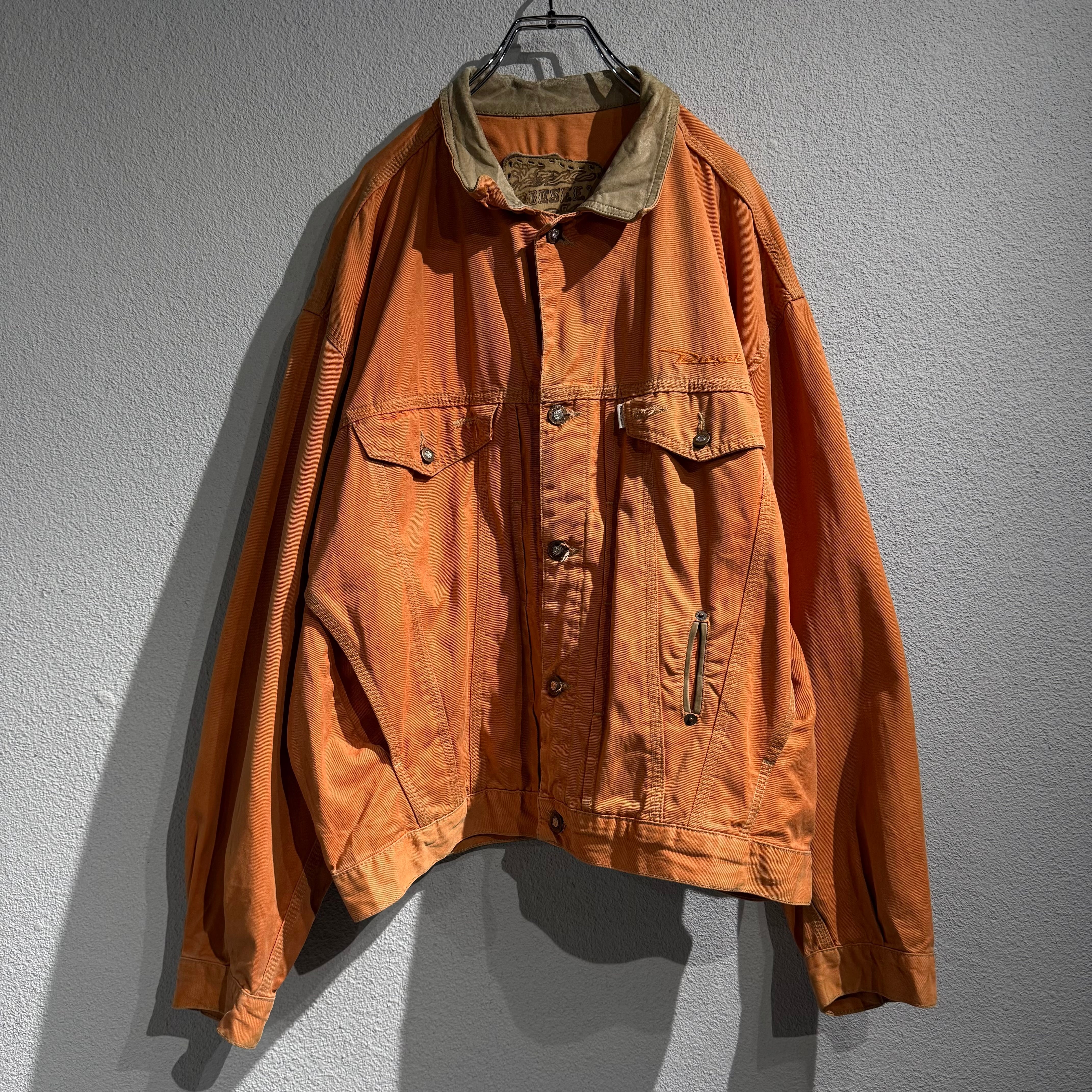 50s~ ombre check wool coat | RIYAN