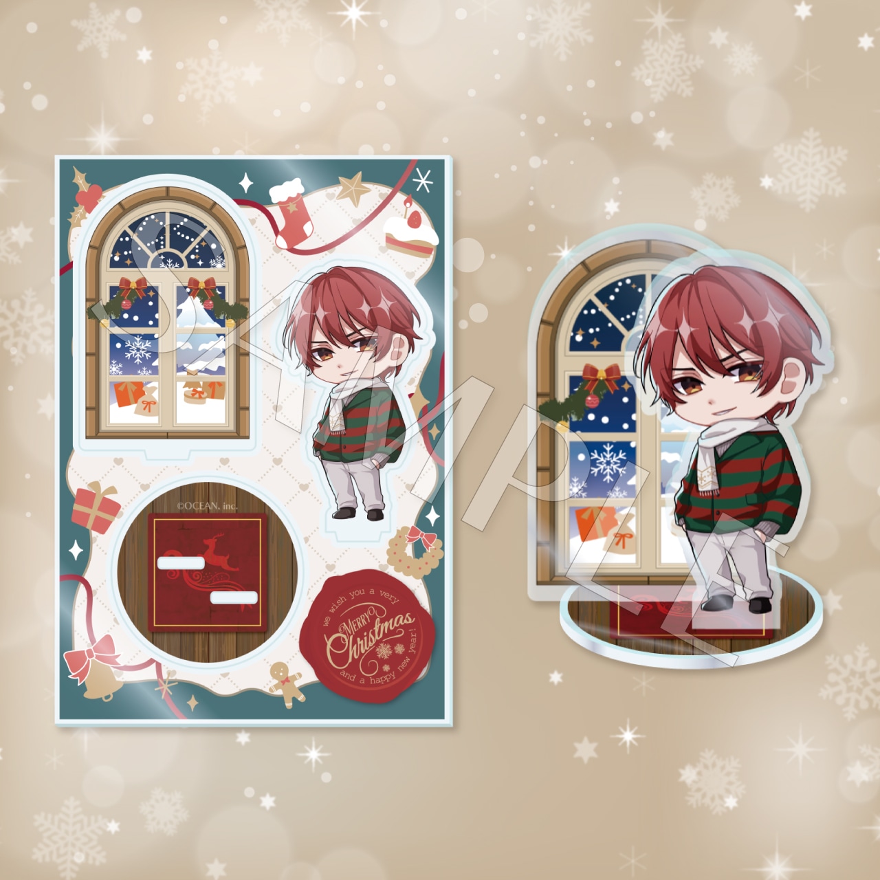 【一条海音】2025年クリスマスミニキャラアクリルスタンド