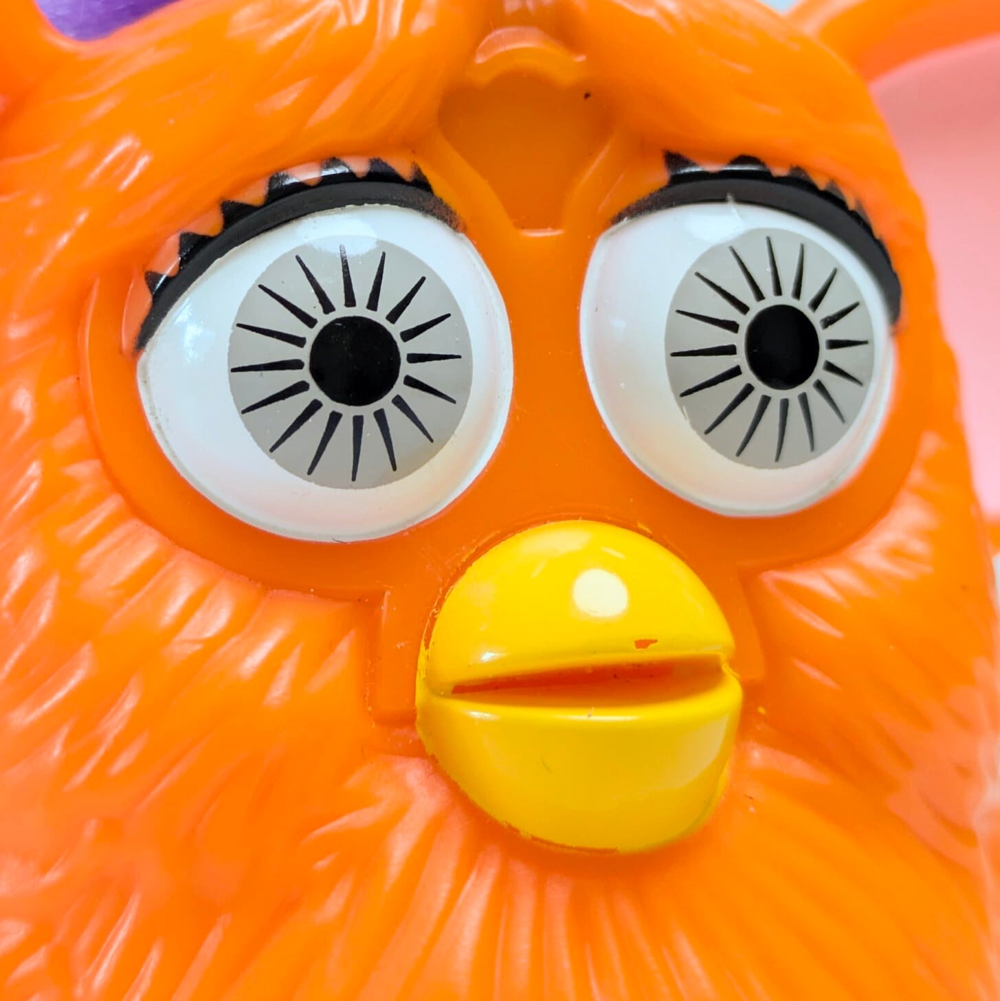 ☆ VINTAGE1998 ☆【 McDonald's × Furby ( ファービー )】 1998年マクドナルドミールトイ『オレンジ パープルヘアー』ハッピーミール　〚アメリカン雑貨 アメトイ〛