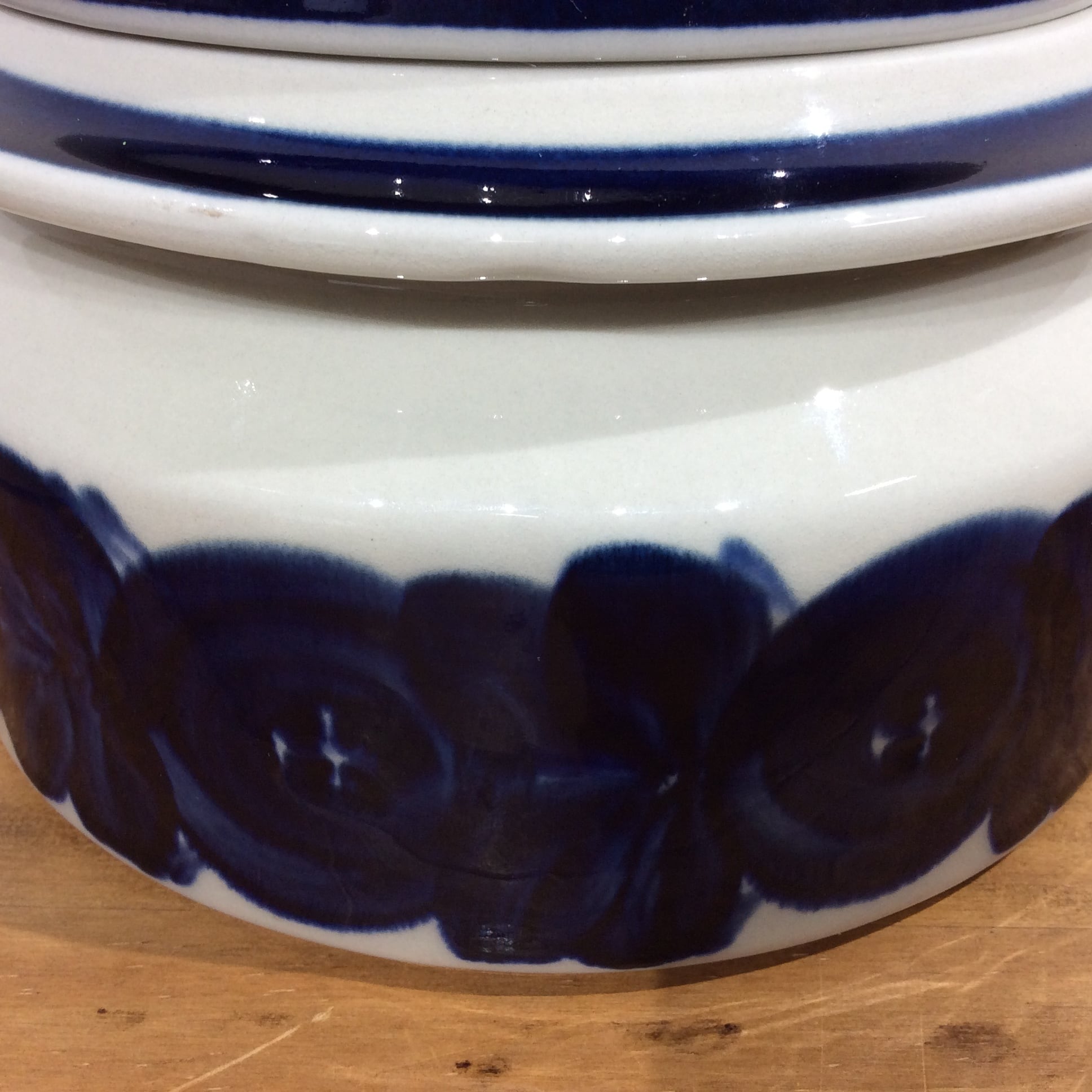 【美品】アラビア ARABIA アネモネANEMONE キャセロール大 美品】アラビア ARABIAアネモネANEMONEキャセロール大