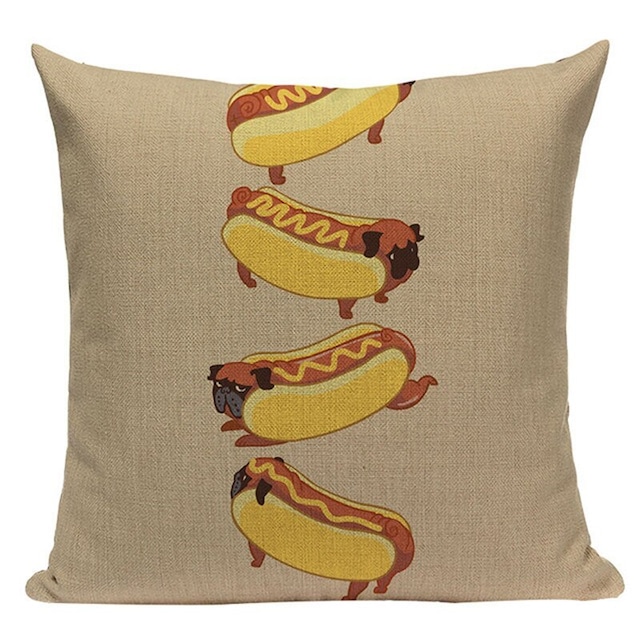 Cushion Cover  -hot dog-　　cush-89