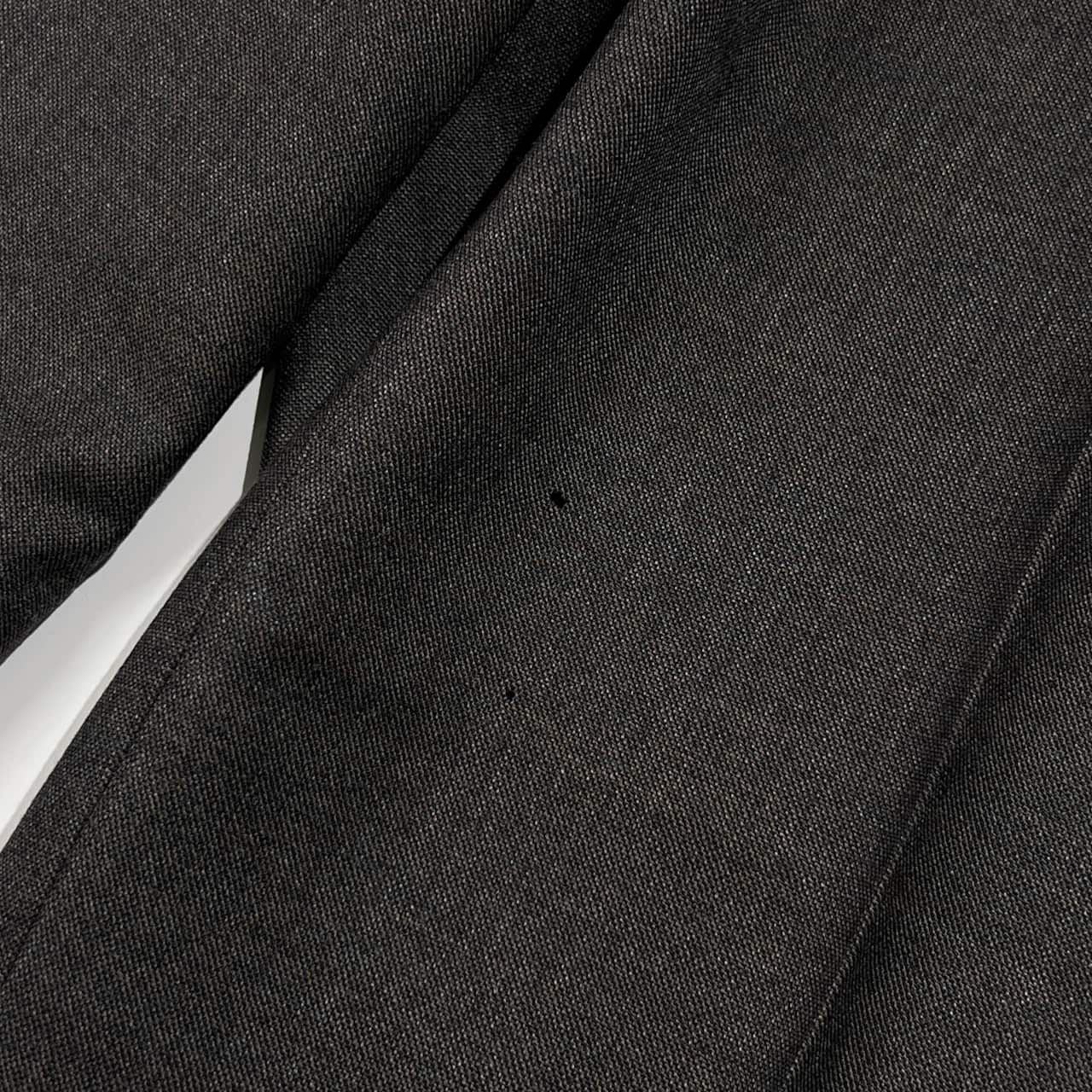 上下 90s BURBERRY バーバリー セットアップ テーラードジャケット スラックス 96-86-170 AB5/ダークグレー系 メンズ ビンテージ