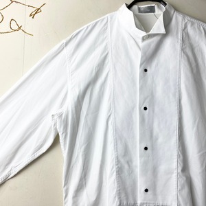 DIOR HOMME wing collar white shirt (1)