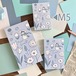 新作☆MO998｜Molinta 【Muted Garden - 冷调花园】M5 25種特殊紙 メモ帳 / 素材本