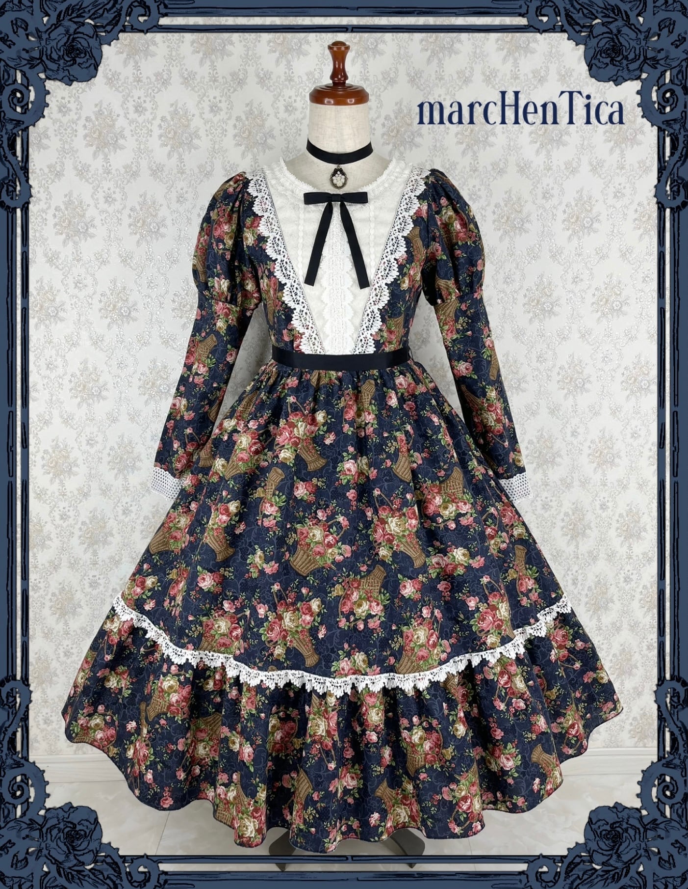 ご予約券】ローズバスケットワンピース | HirokoTokumine