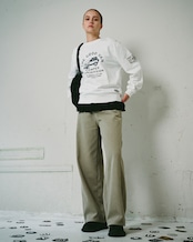 キャンパーDOGプリントベーシックTOPS (WHITE) CQ-49072