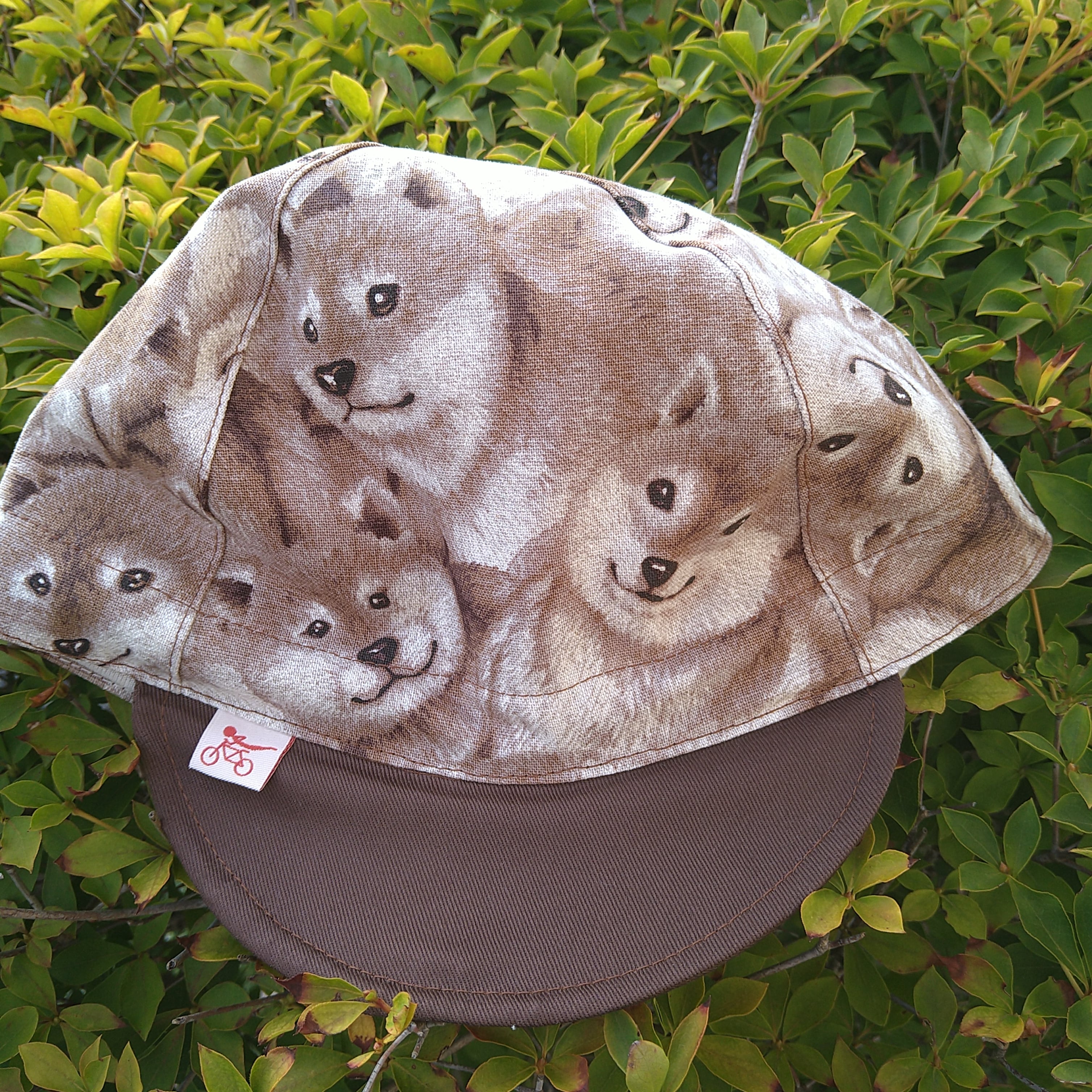 サイクルキャップ ぎっしり柴犬 | Cyclone | ハンドメイドのゆるかわ