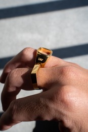 【Square Aero Ring】 / GOLD