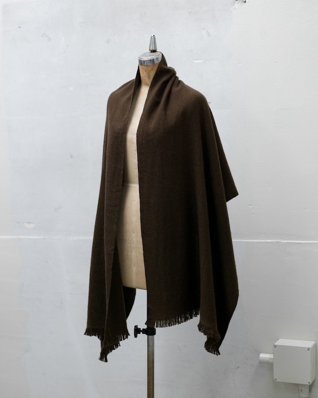 KHATA "YAK WOOL STOLE"  COLOR : DK TAUPE