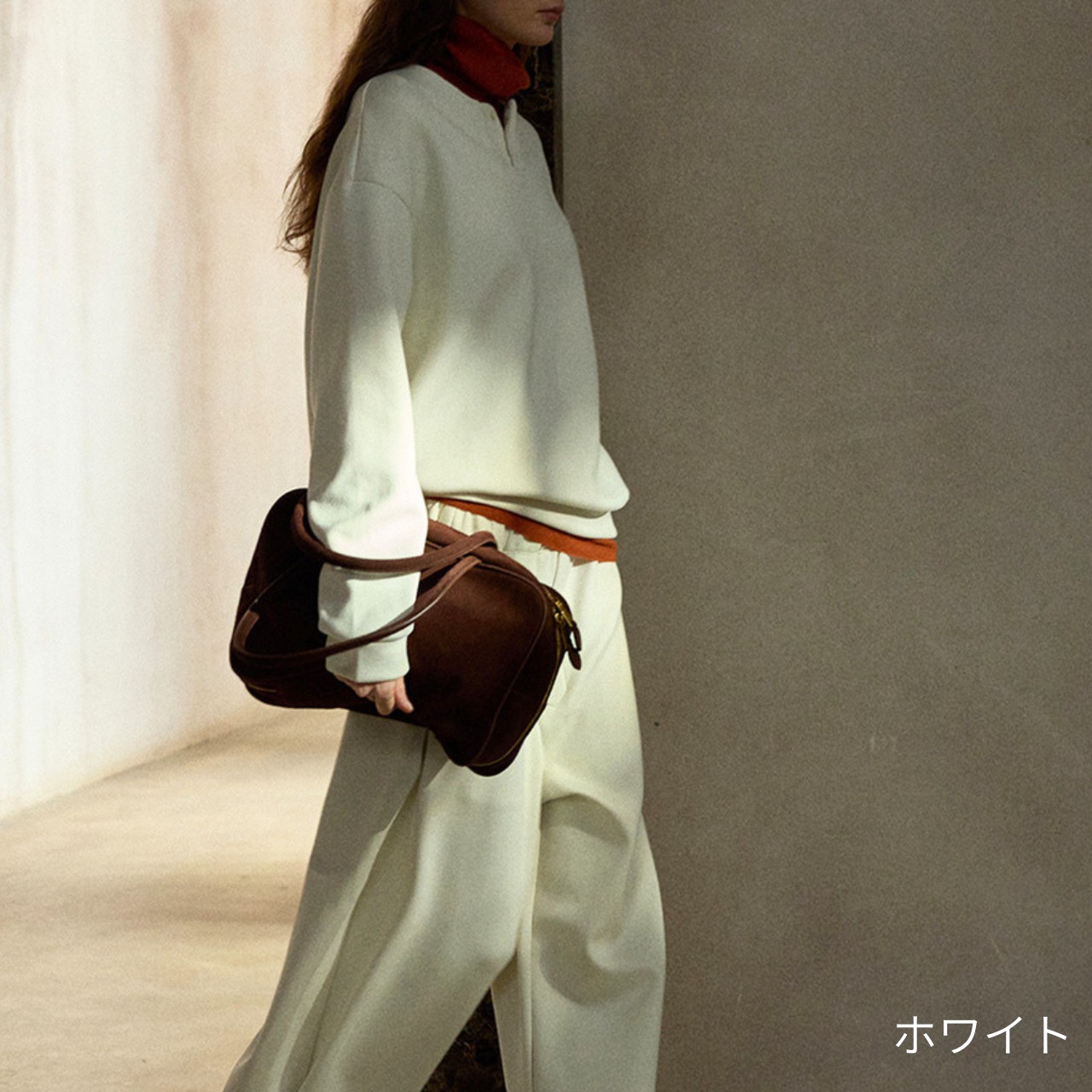 Minimal Henley Relax Sweat Top T4212