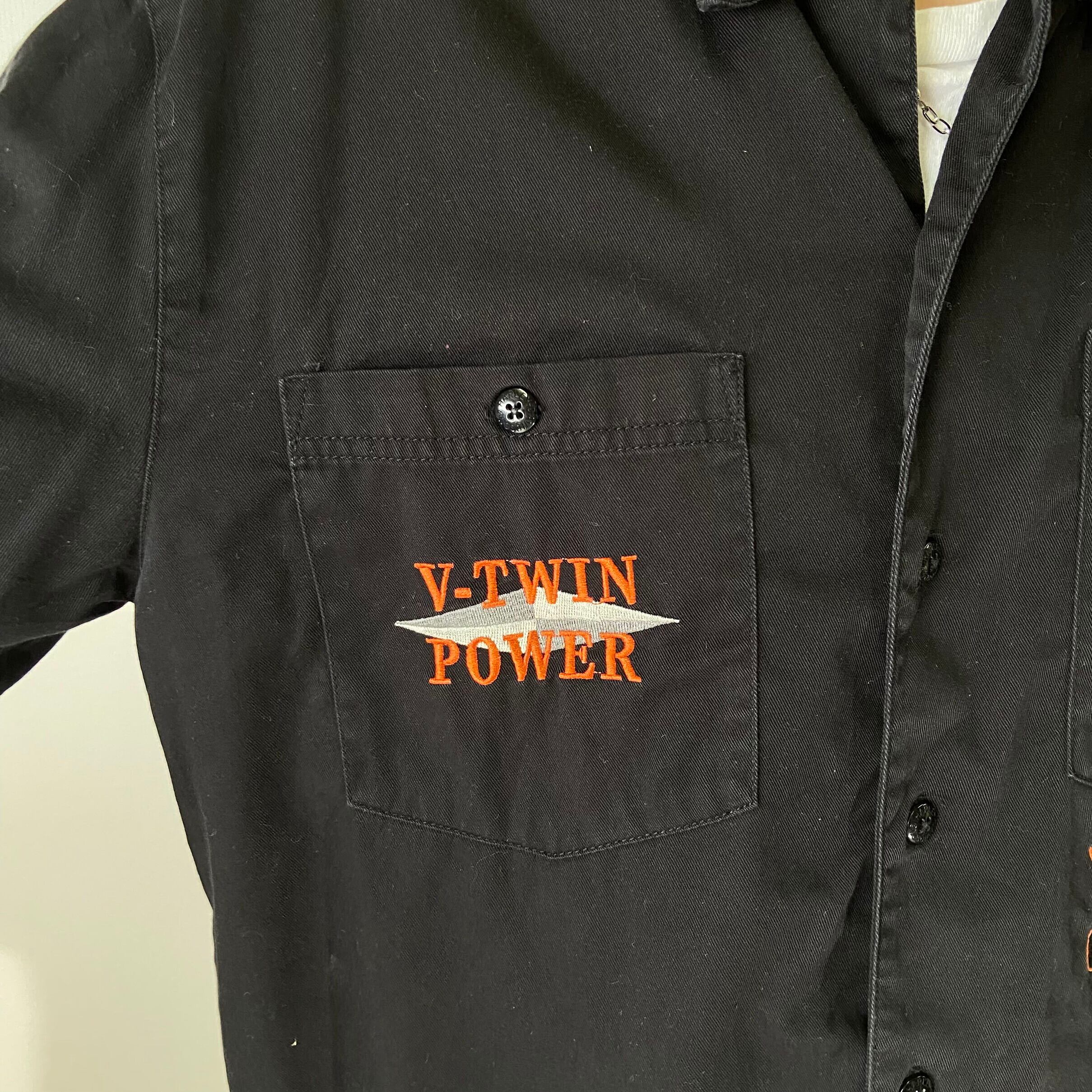 Harley Davidson レーヨン 半袖ブルゾン ハーレーダビッドソン 黒 Harley Davidson Harley-Davidson ハーレーダビッドソン 半袖