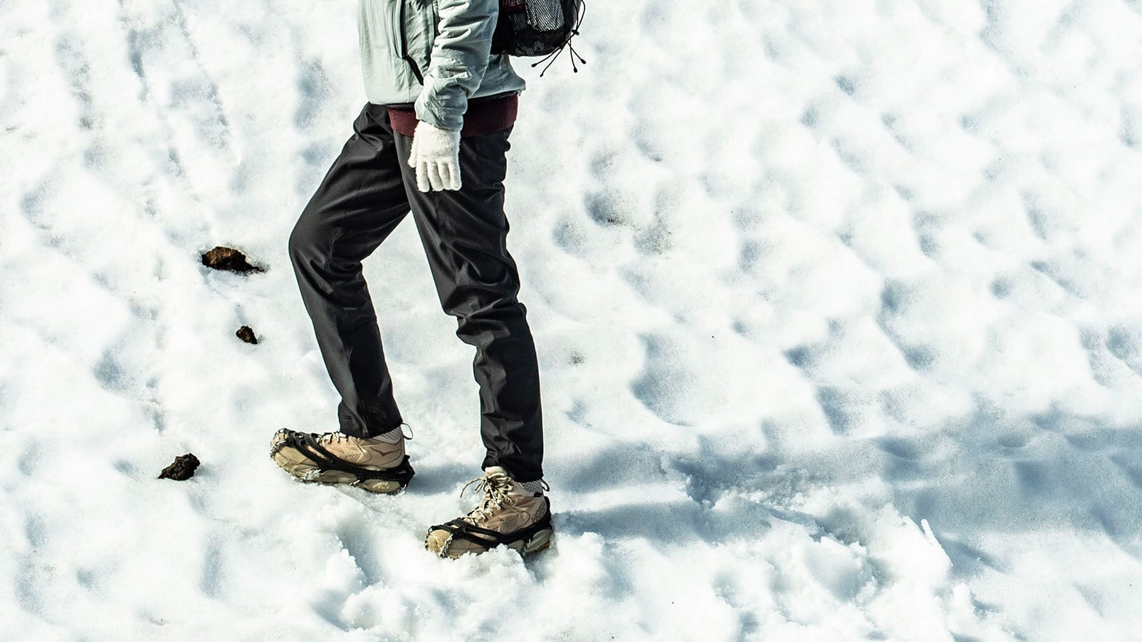 山と道　winter hike pants black M