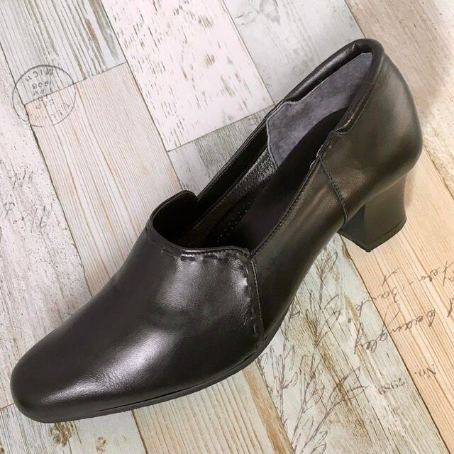 【21.0cm】ステッチパンプス