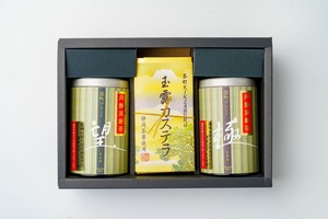 高級静岡茶と玉露カステラのギフトセット