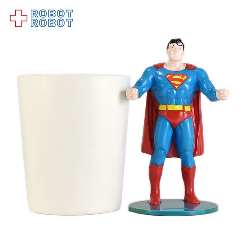バーガーキング スーパーマン プラスチックカップ w フィギュア