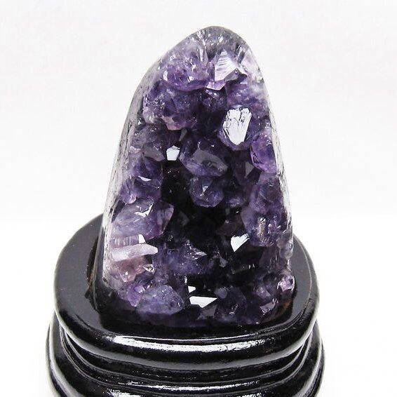アメジスト クラスター ウルグアイ産 原石 amethyst 一点物 台座付属 182-8060